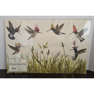 Hester and Cook Hummingbird Paper Placemats Pack Of 24 12x18 New